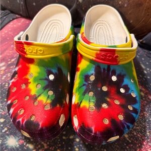 Tie Dye Crocs